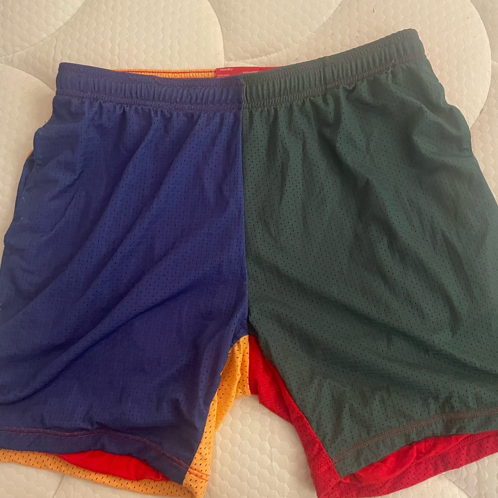 Nice Laundry  Blue and Green Lounge Shorts